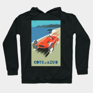 Cote d'Azur - Vintage Travel Poster Hoodie